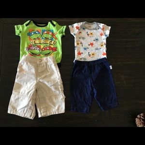 0-3M Boys 4 Piece Bundle